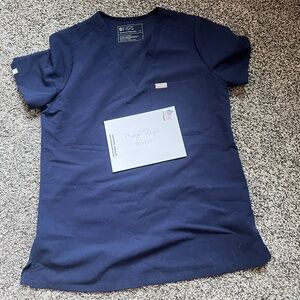 Small Navy Catarina Scrub Top